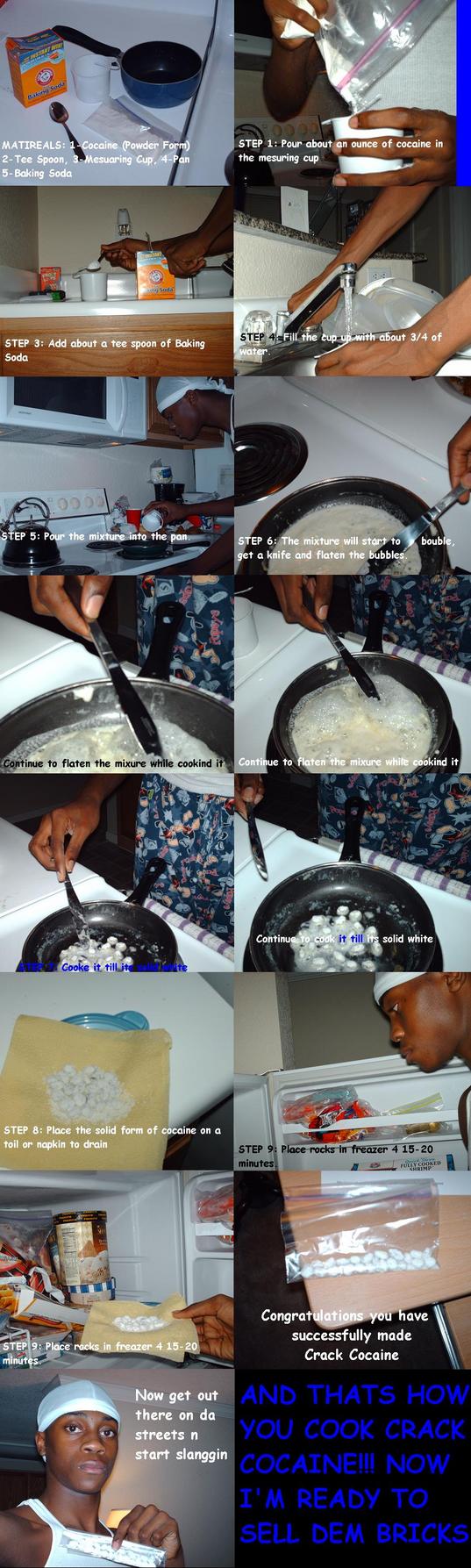 how crack cocaine made